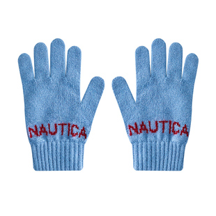 【多巴胺】NAUTICA童装 男童女童保暖手套秋冬季儿童五指自发热