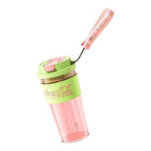 格米GERM可口可乐水杯女生夏季高颜值成人吸管杯大容量tritan水杯