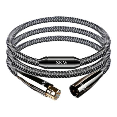 SKW发烧数字平衡线XLR卡侬线