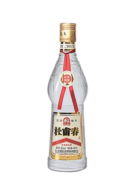 杜甫核心酒系列杜甫春 浓香52度高度粮食白酒460ml单瓶装四川绵竹