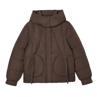 2025新款品牌羽绒服女短款中老年妈妈宽松90白鸭绒加肥加大码外套