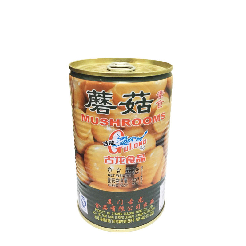 古龙蘑菇罐头400g披萨意面奶油