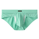 开炫男士三角内裤分离式囊袋侧开口性感低腰透气裤衩丝滑三角裤男