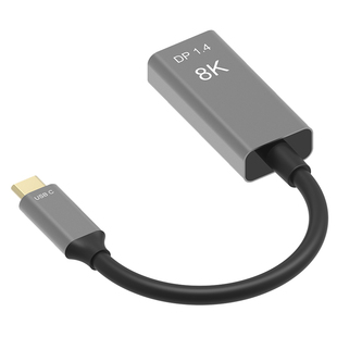 typec转dp母1.4版240hz笔记本8K线拓展坞4K小米显示器144hz连接线