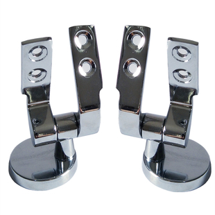 帝王马桶盖铰链亚克力通用老式马桶配件螺丝树脂木头合页连接加厚