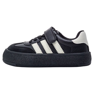 儿童德训鞋2026新款秋季女童鞋子真皮阿甘鞋男童休闲鞋加绒跑步鞋