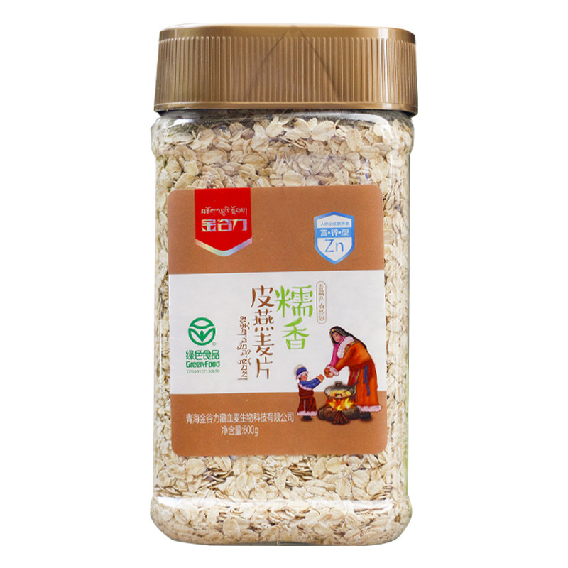 金谷力富锌皮燕麦片天然不加糖