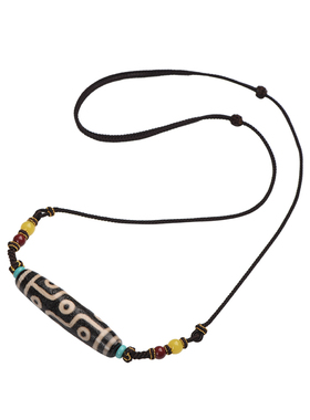 情侣款九眼天珠吊坠原创