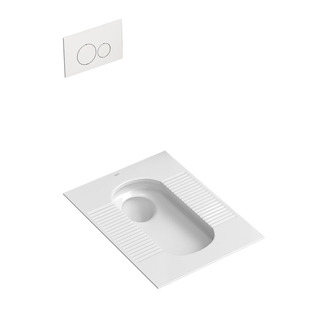 恒洁隐藏式水箱蹲便器暗藏隐形式蹲厕大冲力蹲坑嵌入式水箱套装