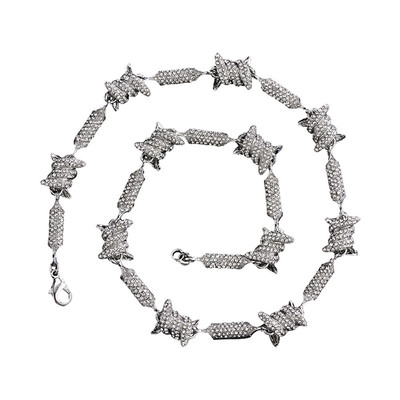 AlwaysMe满钻短款荆棘锁骨链