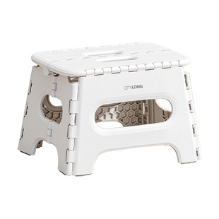 禧天龙塑料折叠凳便携马扎成人家用加厚矮凳客厅厨房结实换鞋凳