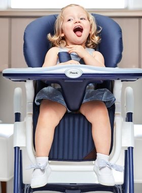 Pouch宝宝餐椅儿童多功能可折叠座椅吃饭桌椅K05plus可调档