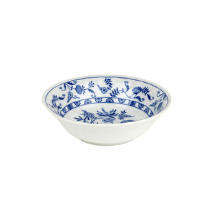 美浓烧复古日式餐具简约青花唐草纹8.5英寸家用菜盘套装