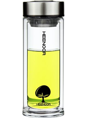 希诺双层隔热玻璃泡茶杯