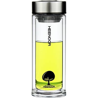 希诺双层隔热玻璃泡茶杯