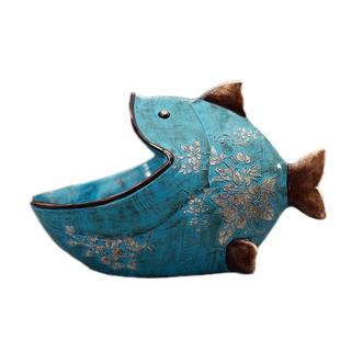 美式复古创意收纳摆件欧式入门玄关鞋柜上摆饰放钥匙家居饰品礼物