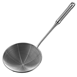 细密线圈316L不锈钢漏勺捞小米网筛家用多功能滤网勺厨房用品捞面