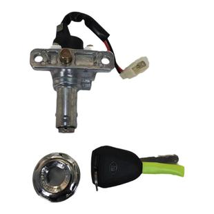 电动车电源锁巧格小龟王雷霆王加长电门锁电瓶车龙头锁单锁套锁