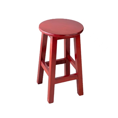 成人加厚商用加固实木简约圆凳