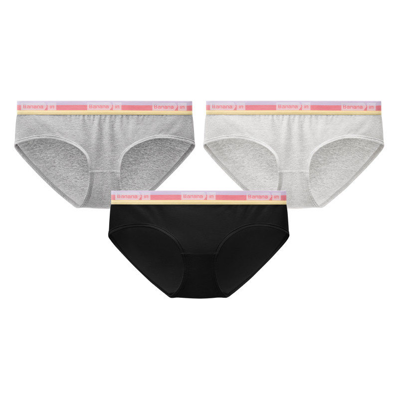 3件|蕉内银皮301S女士内裤纯棉透气裆美式运动高颜值性感三角裤女