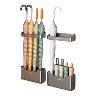 磁吸入户玄关家用伞架壁挂收纳柜架门后雨伞桶放伞置物沥水架门口