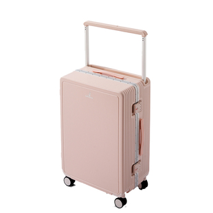 袋鼠行李箱26寸女生高颜值大容量薄荷绿旅行箱24宽拉杆密码旅行20