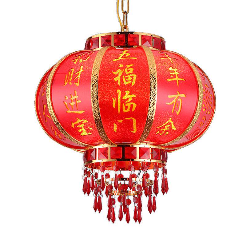 中式旋转led春节阳台走马灯