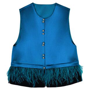 【会员特价】JINYU矜羽【竹卿】国风新中式设计师坎肩马甲上衣女