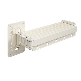 隐形折叠浴帘杆浴室隔断帘防水布干湿分离弧形壁挂可折叠浴杆挂帘