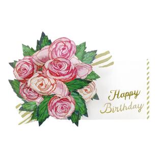 日本greetinglife创意3D立体贺卡高级感结婚生日感恩送老师祝福