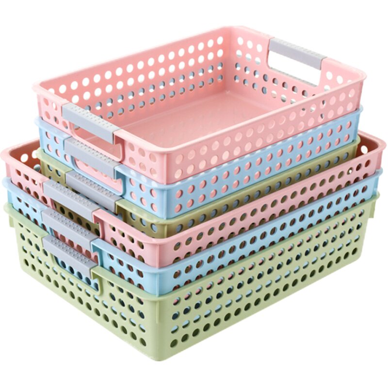 学校幼儿园玩具收纳篮整理塑料筐