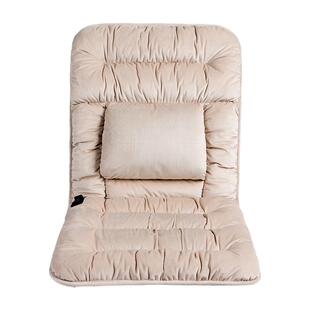 办公室靠垫护腰坐垫一体久坐不累老板椅座垫冬季毛绒屁垫加热坐垫