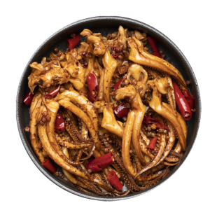 【冷帮主】四川特产辣卤鱿鱼头即食熟食麻辣鱿鱼须海鲜小零食120g