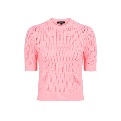 MARYLING樱花粉针织套头衫