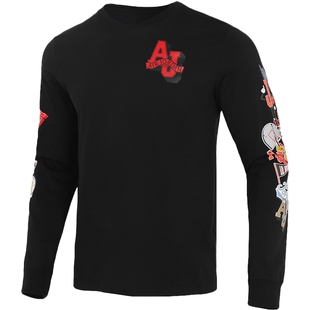 NIKE耐克AJ篮球卫衣男2025春季新款纯棉套头衫圆领印花外套CV3408