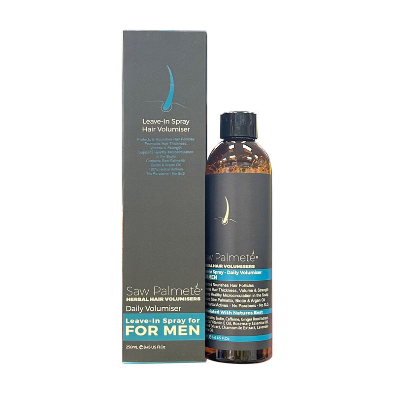 新西兰直邮Saw Palmete男士止脱草本精华液免洗喷雾多发剂250ml