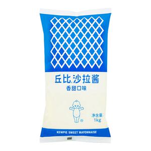 丘比沙拉酱香甜味 水果蔬菜沙拉 寿司材料沙拉汁1kg袋装 烘焙商用