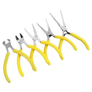 手工钳子尖嘴钳圆嘴钳迷你小斜口钳老虎钳饰品diy工具套装珠宝钳