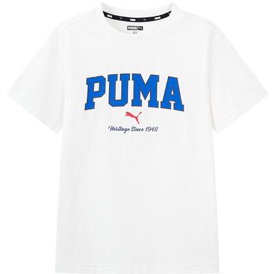 PUMA彪马童装凉感儿童短袖吸湿速干男童短袖t恤新款时髦运动风