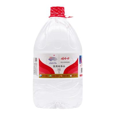 娃哈哈纯净水5L*4桶整箱送货上楼