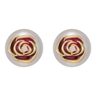 Fellala/翡拉拉「简奢时尚」系列优雅高贵耳钉古典精致