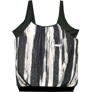 泳衣之秀欧美女分体平角束腰坦基尼卫衣背心式游泳衣胸垫遮肚大码