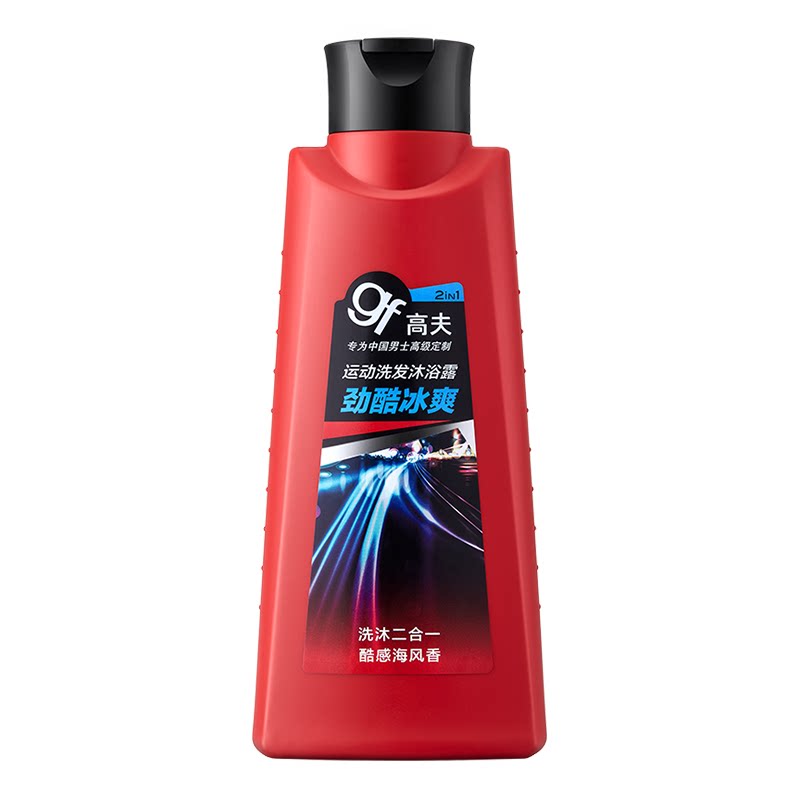 高夫洗发沐浴露劲酷冰爽400ml