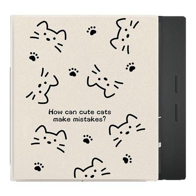 适用文石leaf5简约猫咪leaf3个性poke6s小白马5s阅读器tab8c磁吸Note电子书保护套创意BOOX/Page电纸书x5s壳