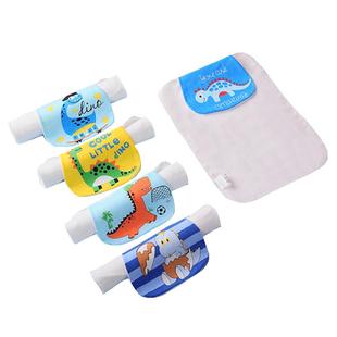 婧麒婴儿童纯棉吸汗巾幼儿园大号隔汗巾男童女童宝宝垫背全棉a类