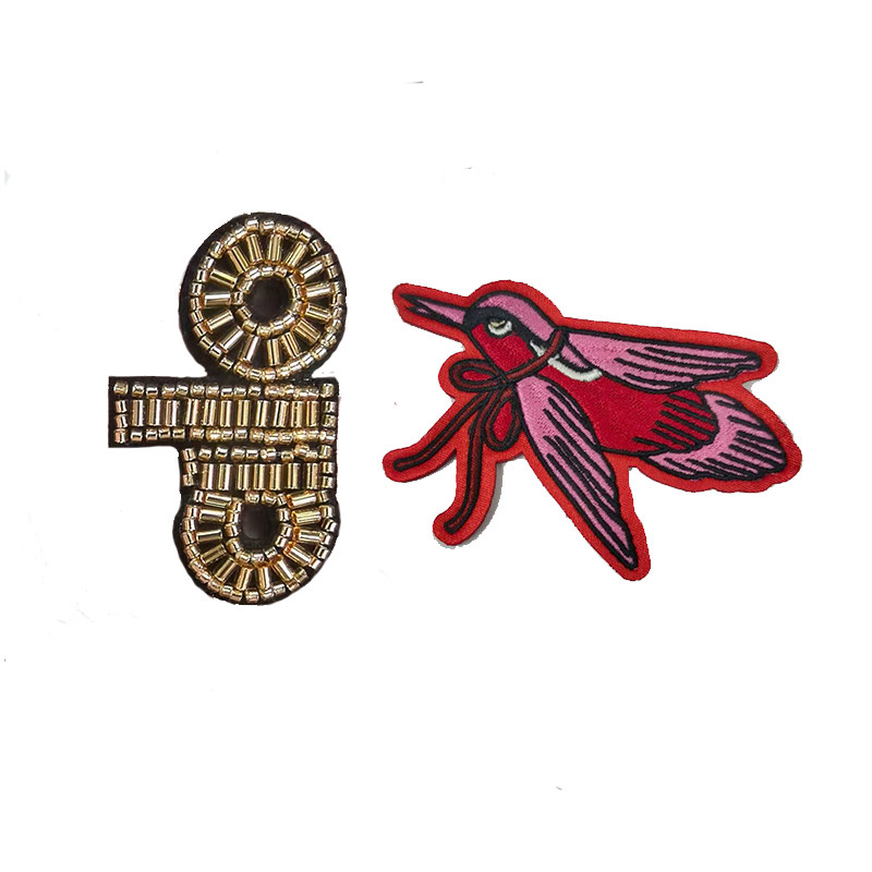 刺绣定制徽章定做帽子定制logo衣服刺绣定制图案T恤绣花加工布贴