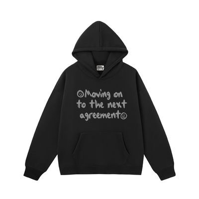 chic小众复古休闲连帽卫衣女