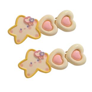 多巴胺发饰黄色星星发夹女儿童2025新款一字夹发卡碎发小夹子头饰