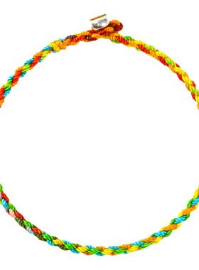 倾新男女款五彩绳手绳平安好运