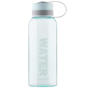 茶花运动水杯耐高温食品级可装开水健身水壶便携式水瓶透明塑料杯